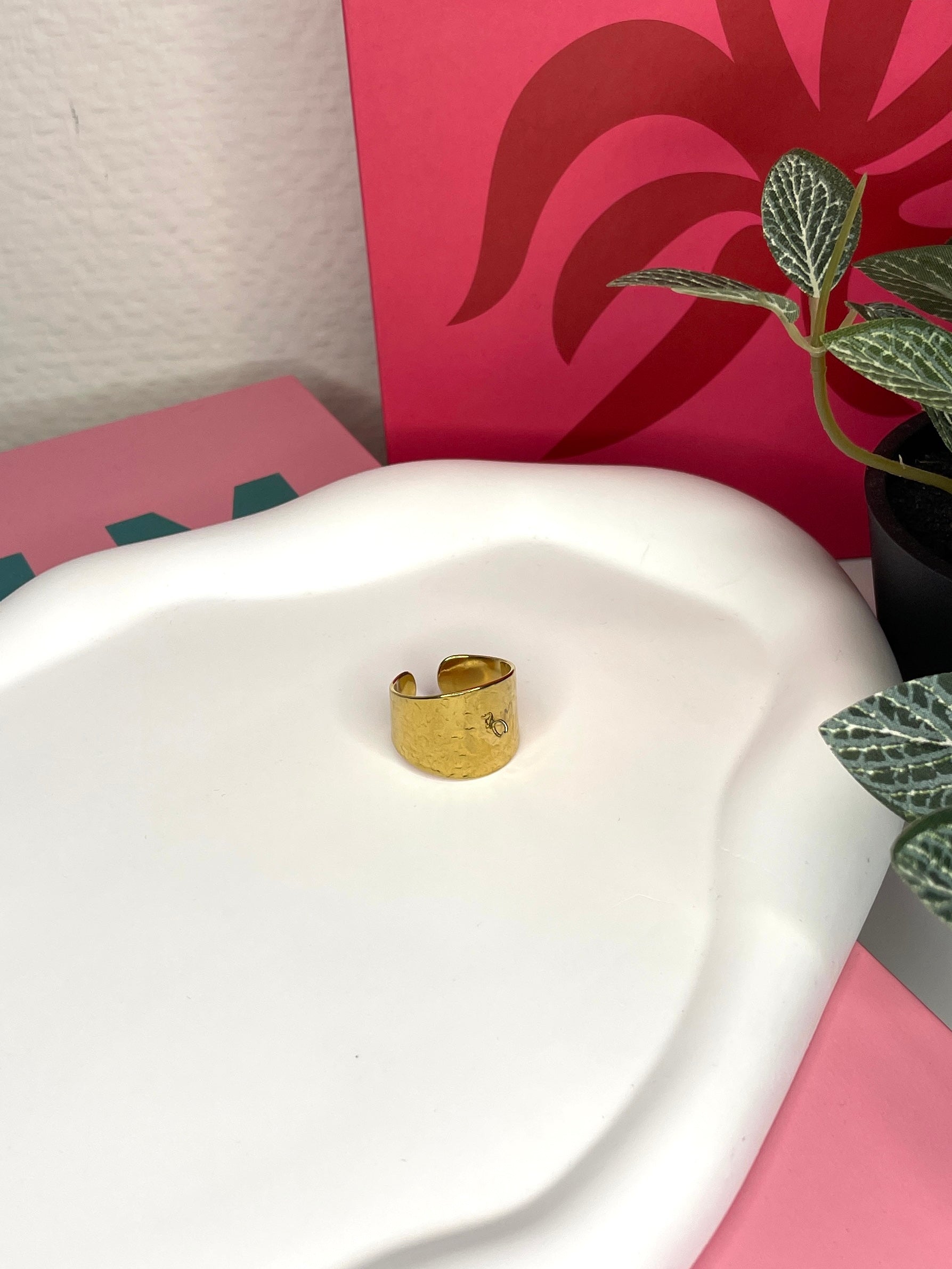 BAGUE MARTELÉE (à personnaliser)