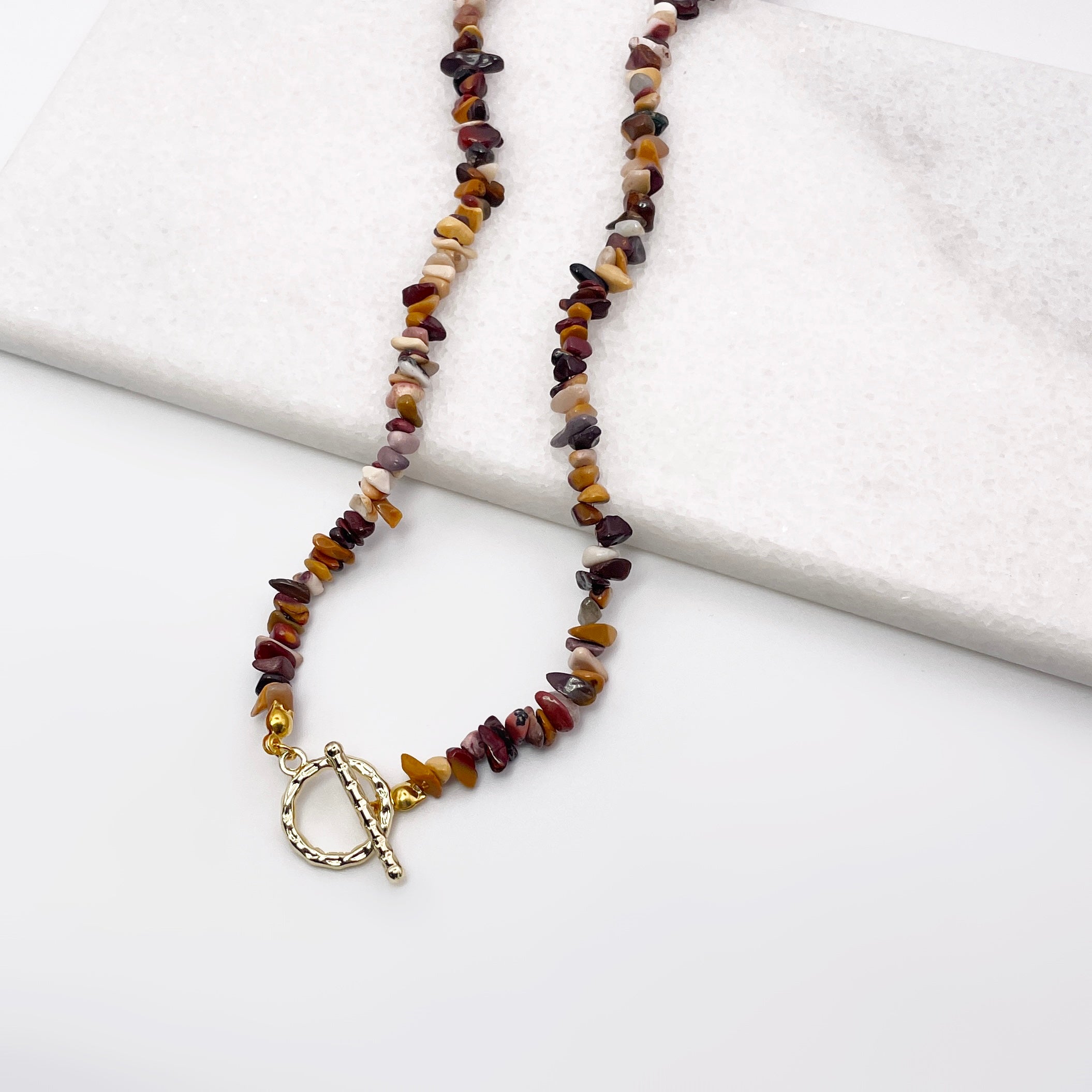 COLLIER PIERRES NATURELLES