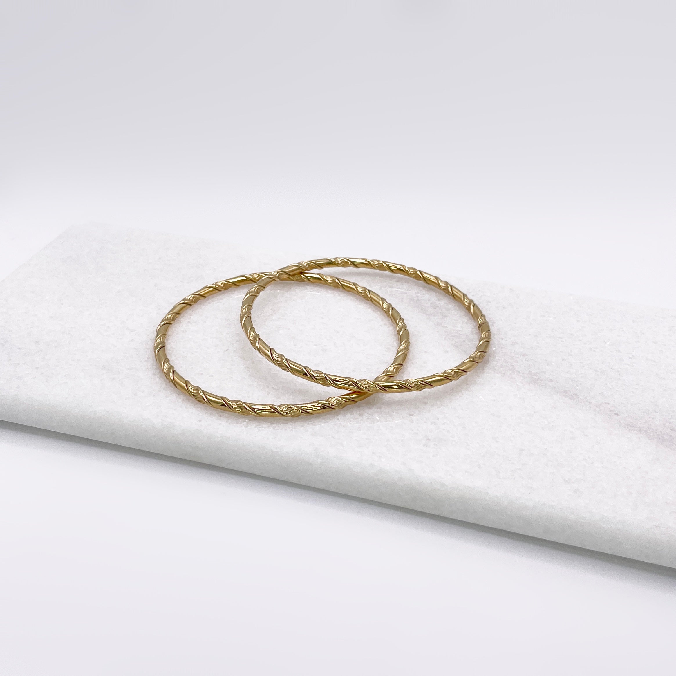 DUO TWISTED RINGS