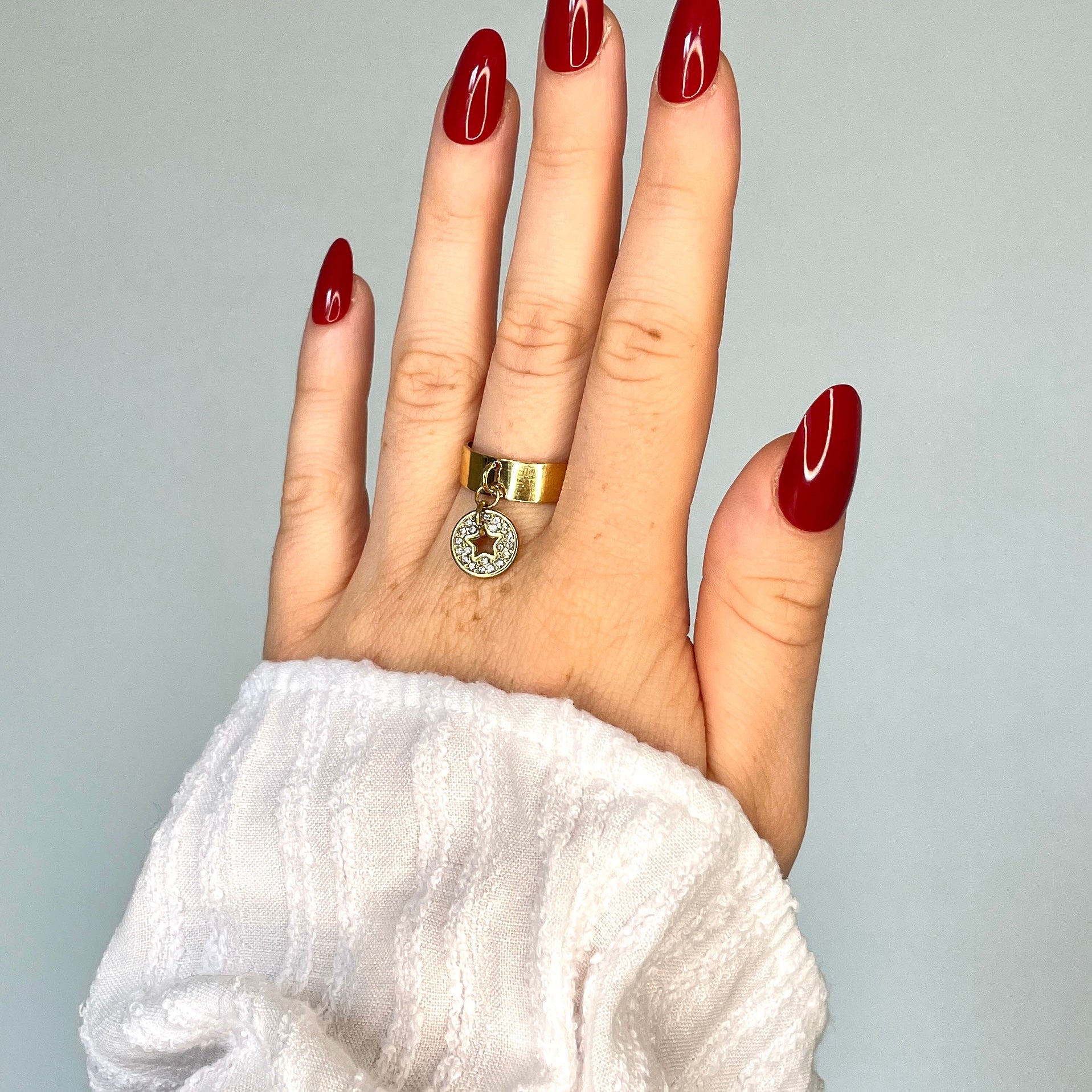 BAGUE ÉTOILE STRASS