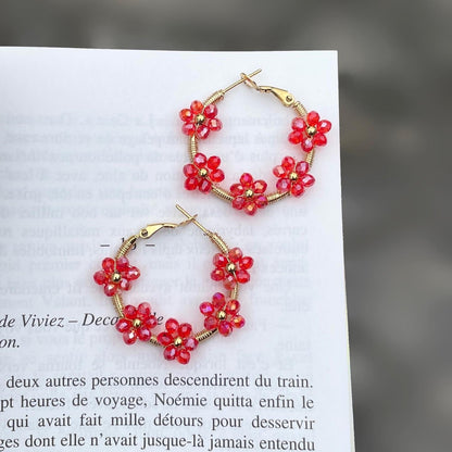 BOUCLES D'OREILLES FLORA