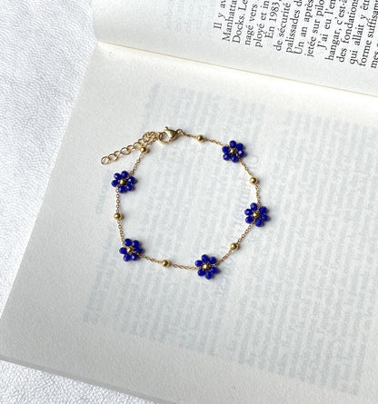 BLUE FLORA BRACELET