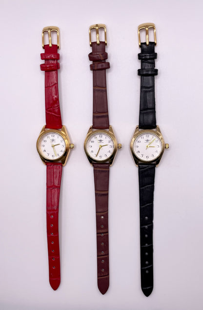 COFFRET MONTRE DAHLIA + JONC NACRE