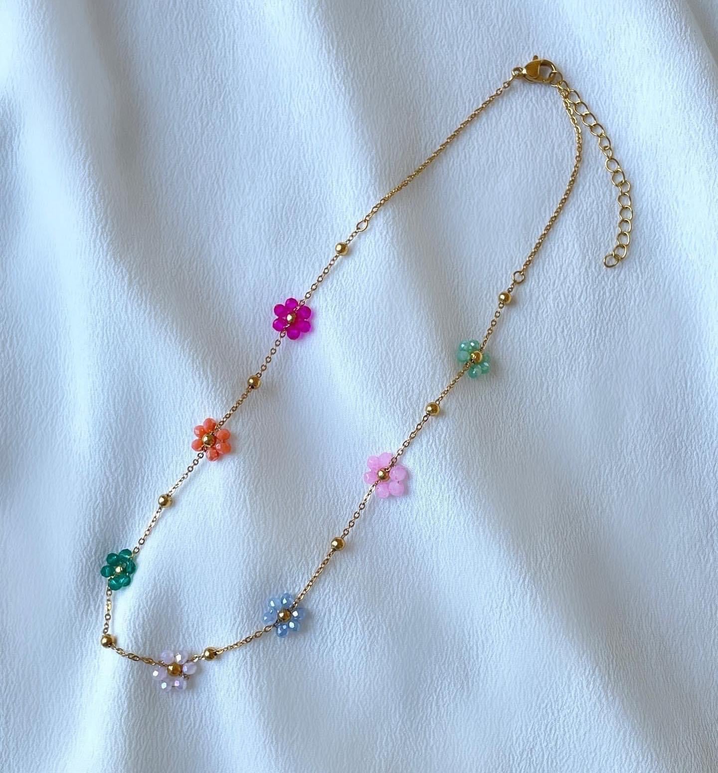 COLLIER FLORA MULTICOLORE