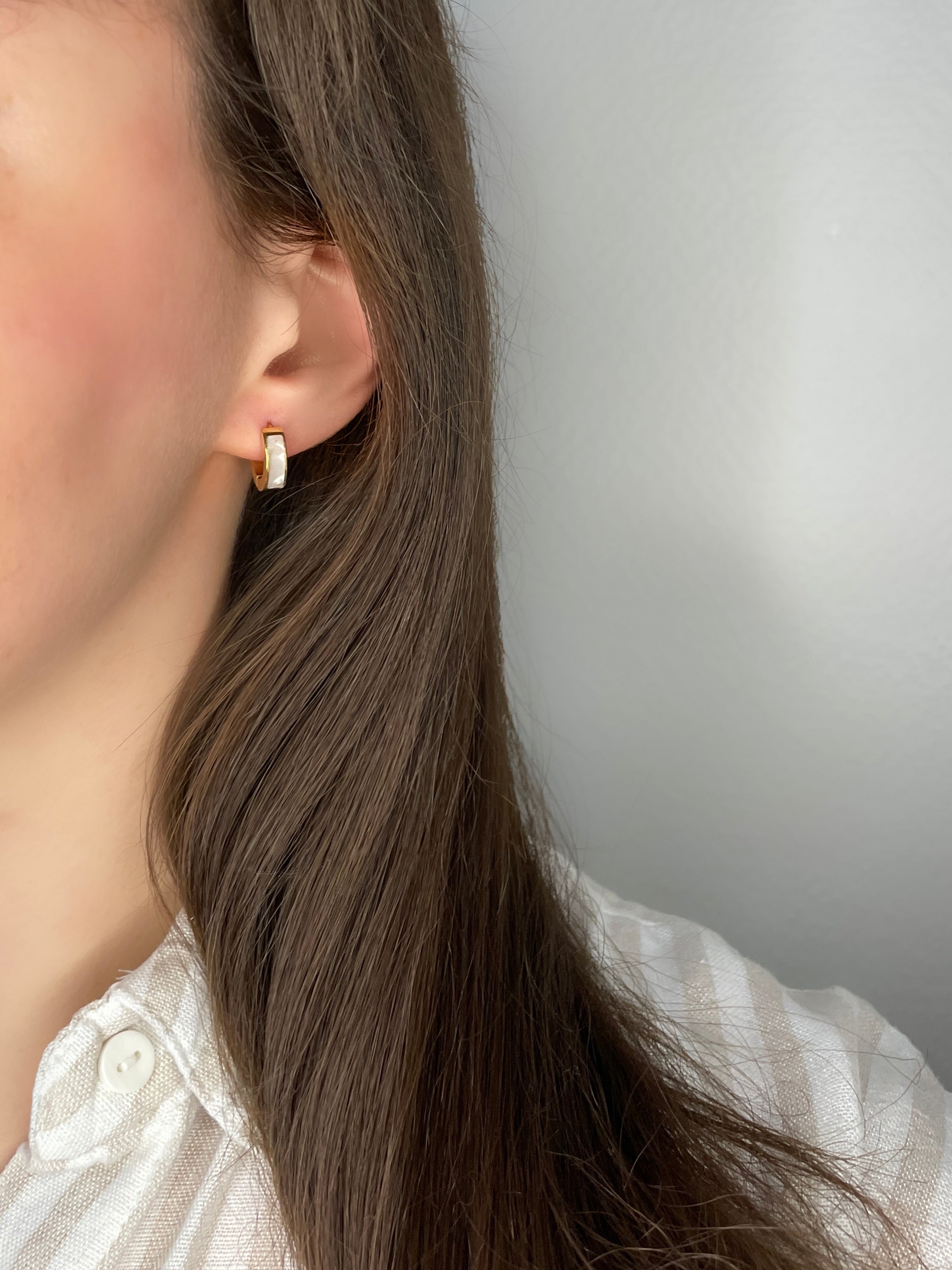 MOTHER-OF-PEARL EARRINGS