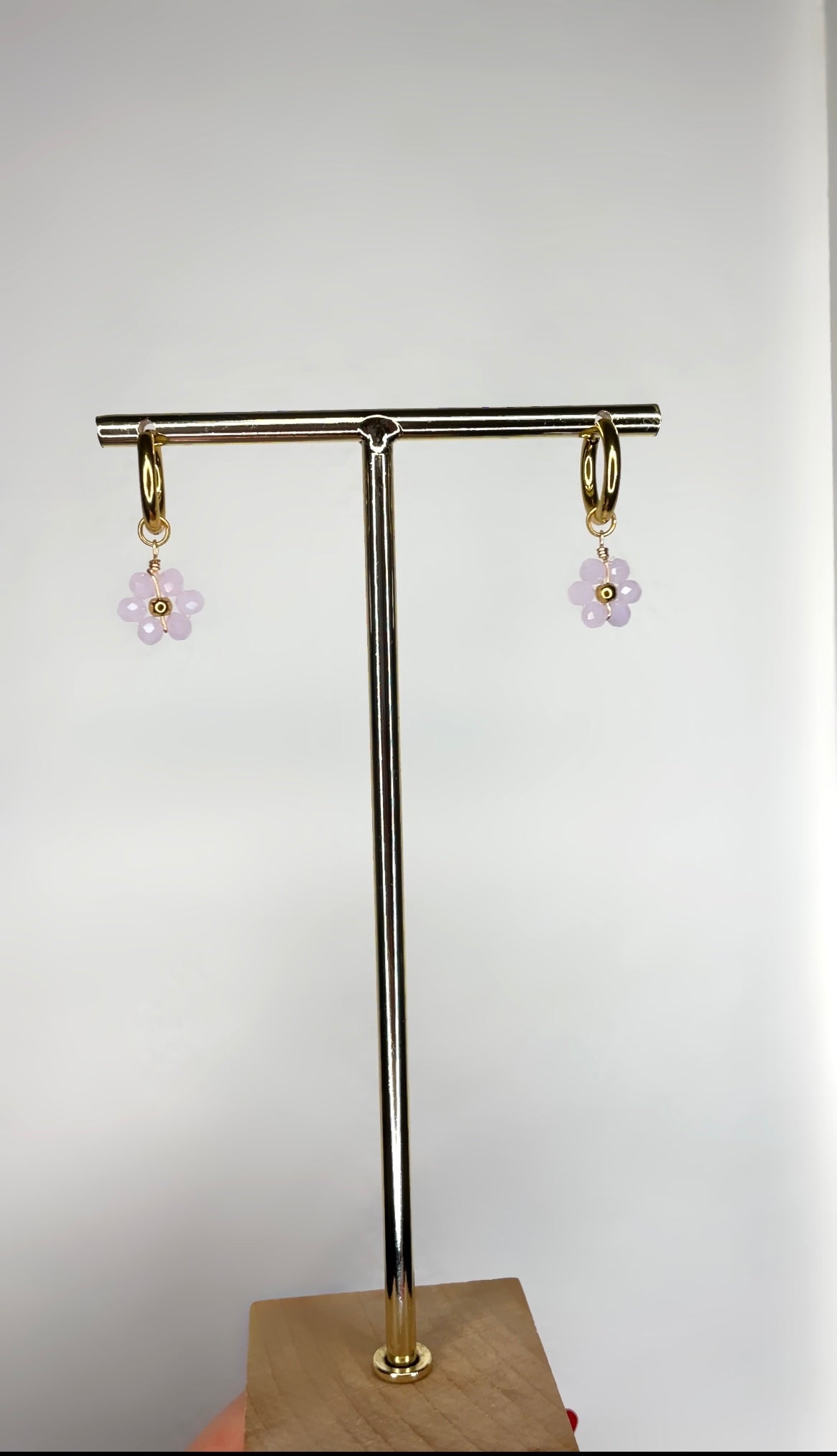 ROSA EARRINGS (2 in 1: Possible to remove the flowers and keep only the rings!)