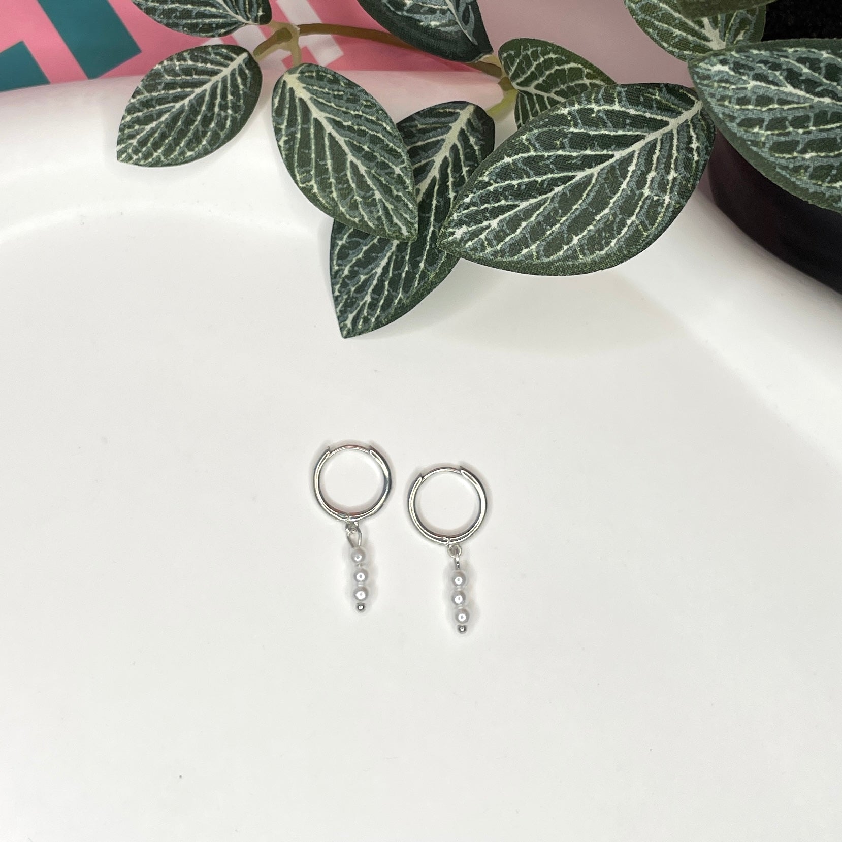 3 PEARL EARRINGS