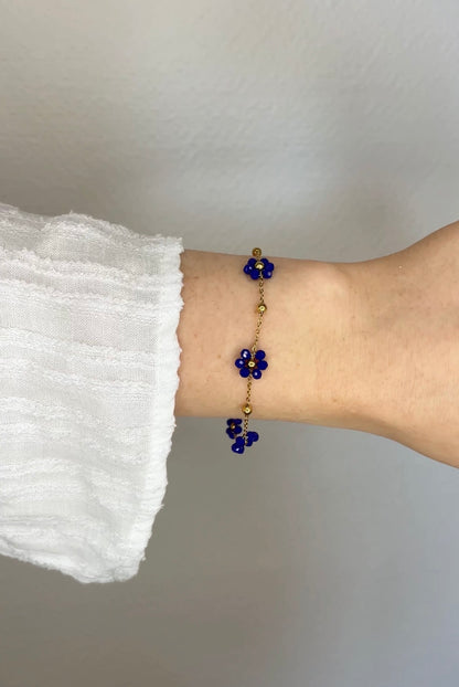 BLUE FLORA BRACELET