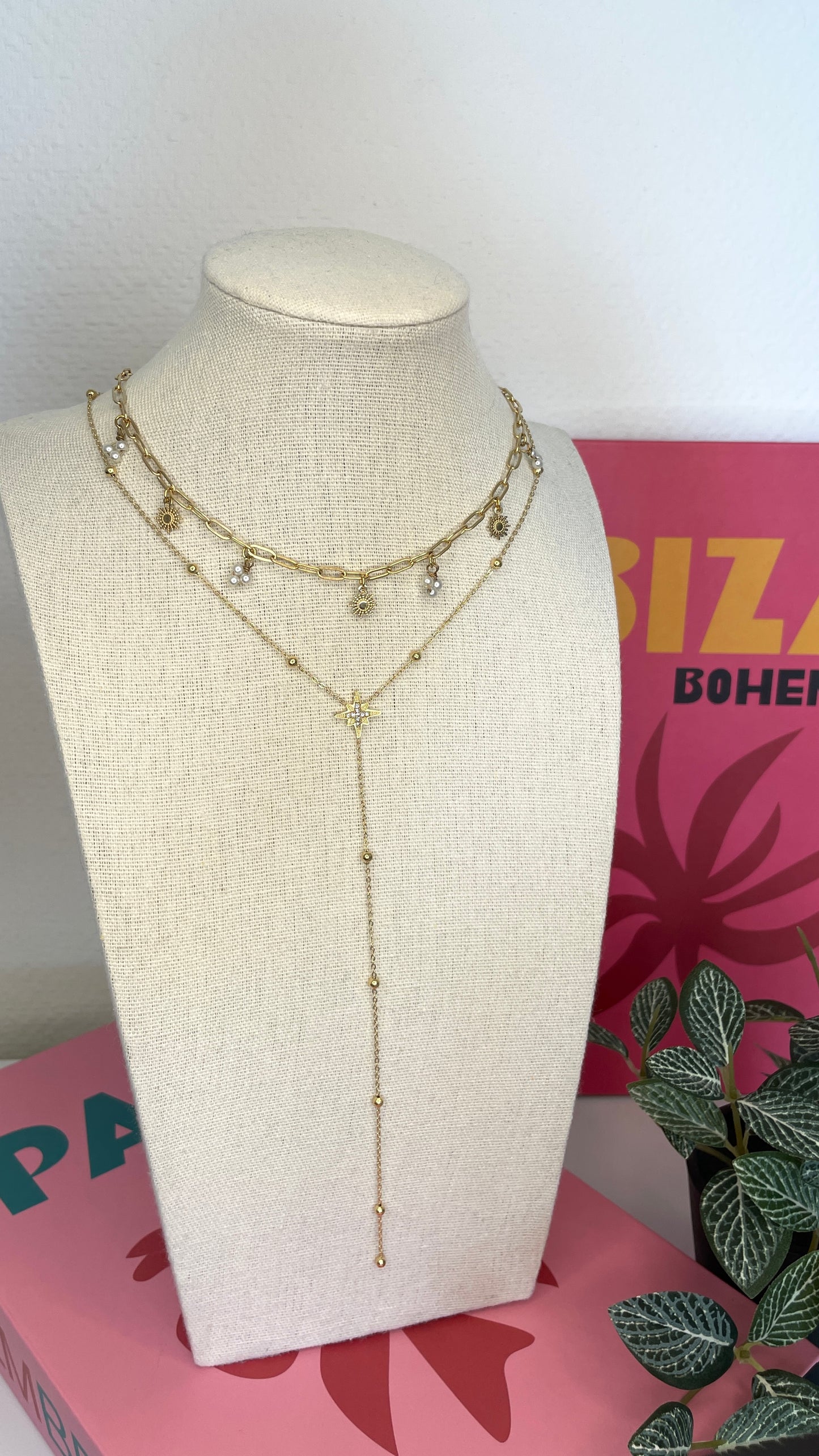 DUO Melyna necklace + Romy necklace