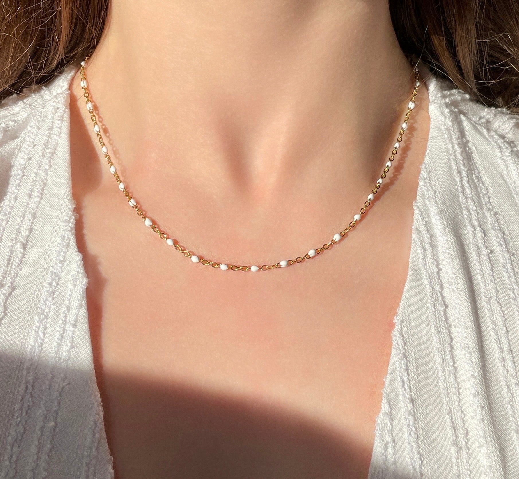 COLLIER DELICATE DORÉ