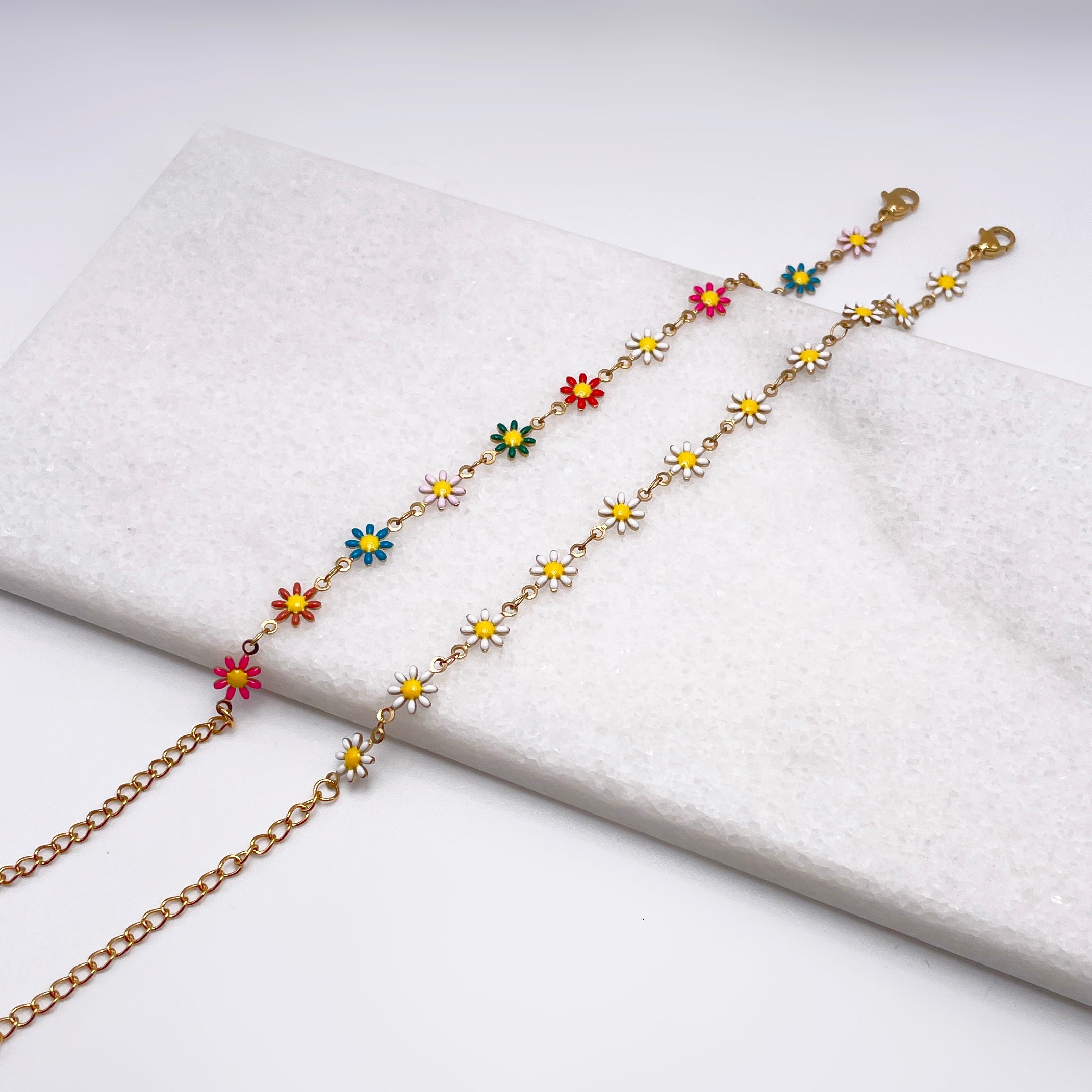 BRACELET MARGUERITE MULTICOLORE