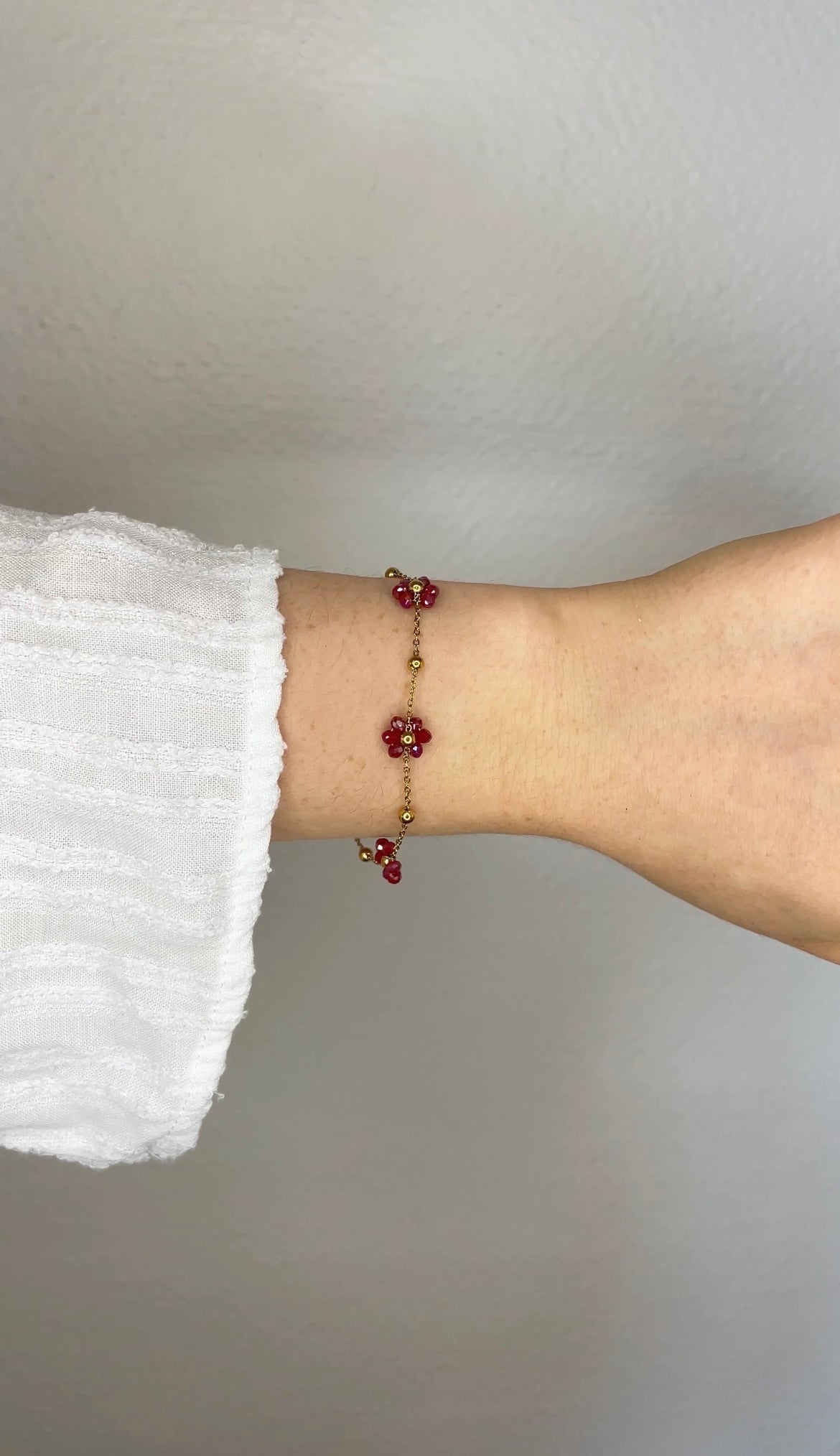 RASPBERRY FLORA BRACELET